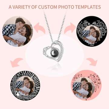 Personalized Picture Projection Necklace - Easycosy Gift