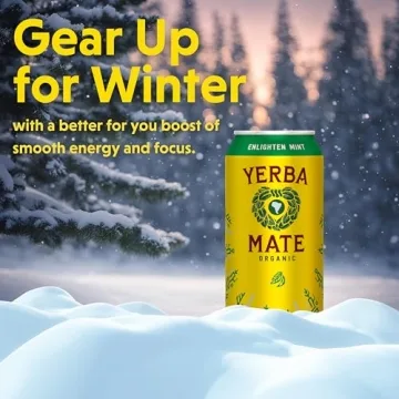 Guayakí Yerba Mate Energy Drink, Enlighten Mint, 150mg Caffeine