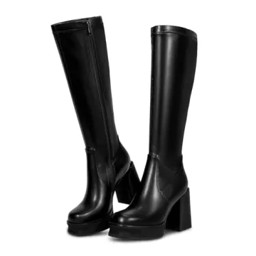 Shop Stylish Wetkiss Knee High Platform Boots Now