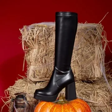 Shop Stylish Wetkiss Knee High Platform Boots Now