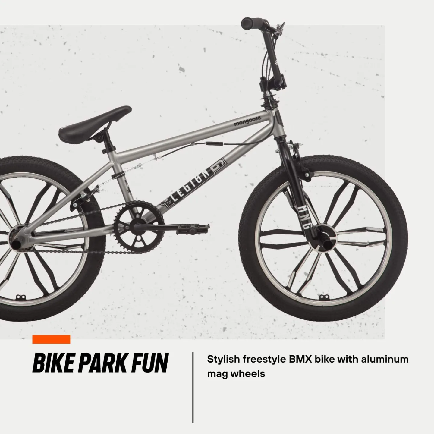 Mongoose Legion Kids BMX Bike - Entry Level & Durable