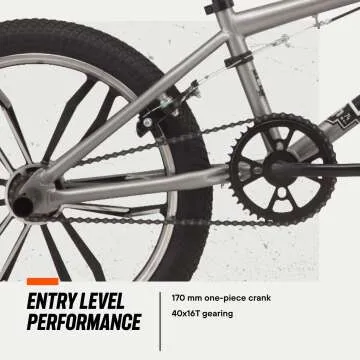 Mongoose Legion Kids BMX Bike - Entry Level & Durable