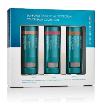 Colorescience Sunforgettable Color Balm SPF 50 Trio - Hydrating & Versatile