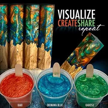 Eye Candy Okinawa Blue Mica Powder for Artistic Creations