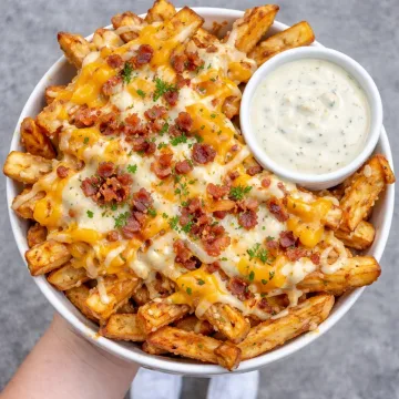 سیب با پنیر