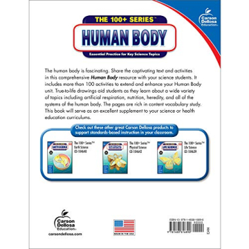 Human Body Workbook for Grades 5-8 Engage and Learn