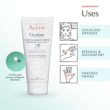Avene Cicalfate Hand Cream for Dry Cracked Hands - 3.3 Oz