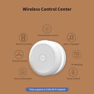 Aqara Hub M1S Gen 2, Smart Home Bridge for Alarm System (2.4 GHz Wi-Fi Required, Not Support Wi-Fi 6), Remote Monitor and Control, Home Automation, Supports Apple HomeKit, Alexa, Google and IFTTT