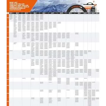 AutoSock for Passenger Vehicles HP698, Snow Socks for Tires, Pack of 2