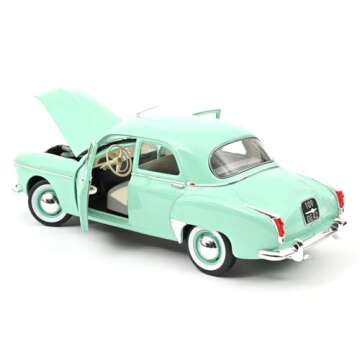 1959 Renault Fregate Erin Green 1/18 Diecast Model Car by Norev 185283