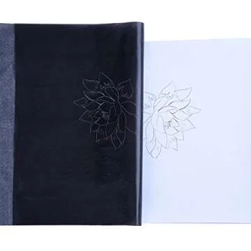Outus 30 Pack Carbon Papers for Tracing, Graphite Copying for Artists