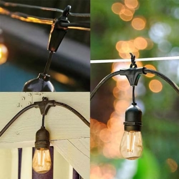 Banord Dimmable LED String Lights for Outdoor Use