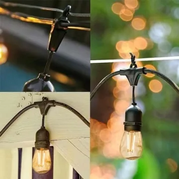 Banord Dimmable LED String Lights for Outdoor Use