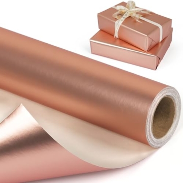 Luxury Rose Gold Wrapping Paper - Elegant Matte Finish for All Gifts