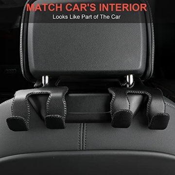 AMVOYOA Upgraded Car Purse Hook Durable Headrest Hanger