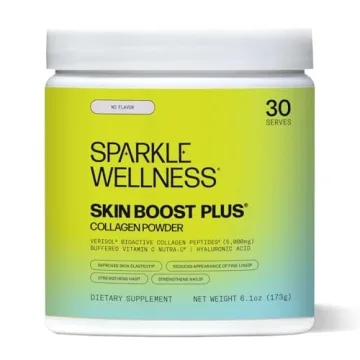 Sparkle Wellness Skin Boost Plus Collagen Powder Supplement for Youthful Skin and Hair