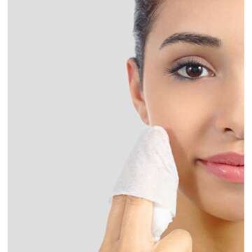 ZEA Facial Wipes | Infused With Rose Hip Essential Oil | Alcohol and Paraben Free | 50 Convenient On-The-Go Packets