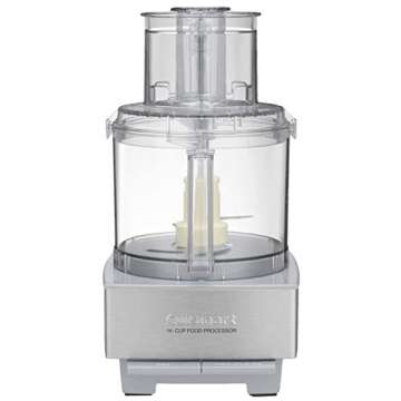 Cuisinart Food Processor 14-Cup Vegetable Chopper for Mincing, Dicing, Shredding, Puree & Kneading Dough, Light Gray Stainless Steel, DFP-14CGRY