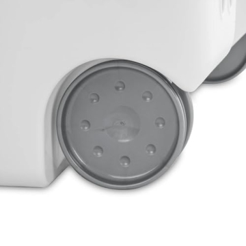 Wheeled Plastic Laundry Hamper for Home and Dorm