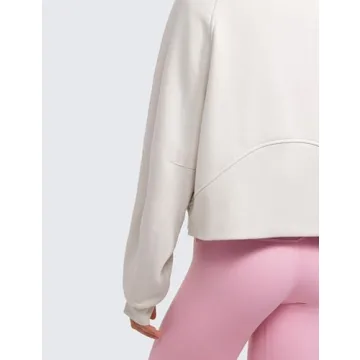 Shop CRZ YOGA Women's Fleece Lined Half Zip Hoodies