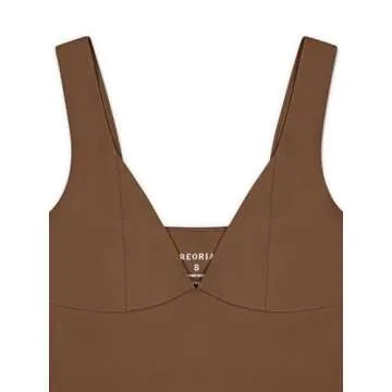REORIA Cropped Corset Cami for Stylish Women
