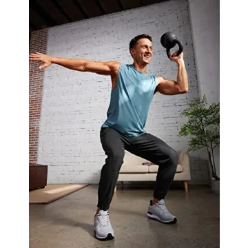 CRZ YOGA Men's 4-Way Stretch Athletic Pants Comfort Workout