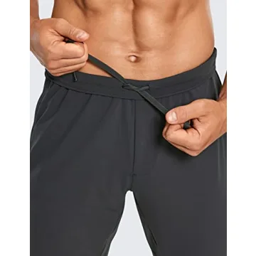 CRZ YOGA Men's 4-Way Stretch Athletic Pants Comfort Workout