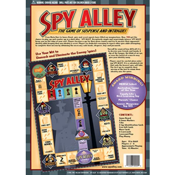FAMILY SPY ADVENTURE GAME Award Winning Strategy Board Game