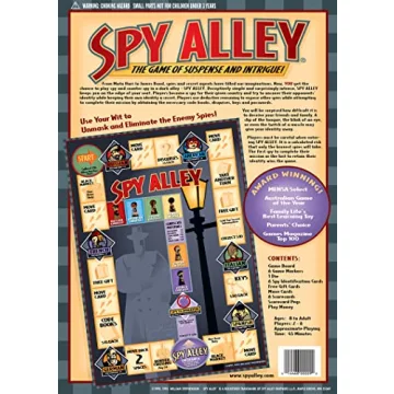 FAMILY SPY ADVENTURE GAME Award Winning Strategy Board Game