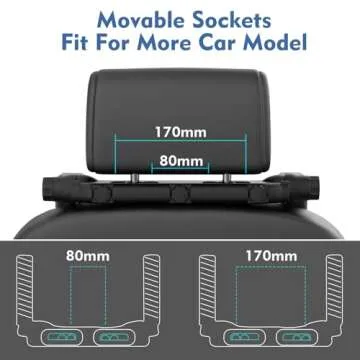 Comfortable Adjustable Car Headrest Pillow for Everyone