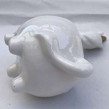 Planter for Succulent Plant Ceramic Plant Pots Indoor, Novelty Planters for Home Office Garden (White Unicorn, 1)