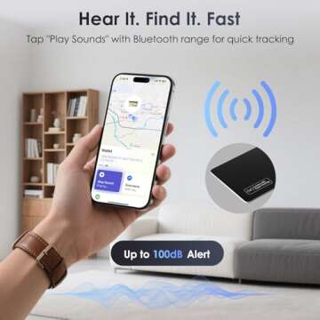Wallet Tracker Card Air-Tag for iOS Integration and Location