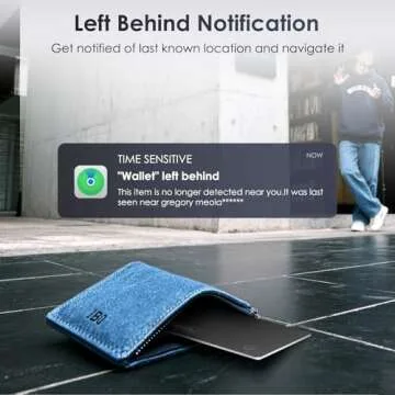Wallet Tracker Card Air-Tag for iOS Integration and Location