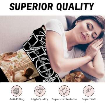 Custom Photo Blankets for Mother’s Day Gift - ZHOUSFK