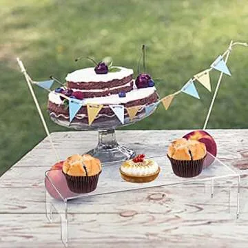 Buy Frcctre Clear Acrylic Display Stand Risers Online