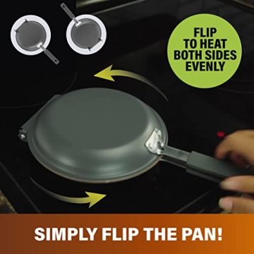 Gotham Steel Double Sided Pan Nonstick Copper Pancake Maker