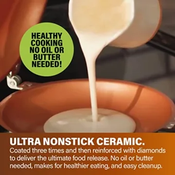 Gotham Steel Double Sided Pan Nonstick Copper Pancake Maker