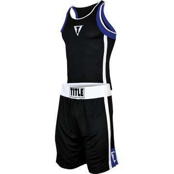 Elite Boxing Set 4 - Medium - Black/Blue Colors