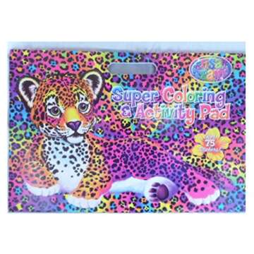 Lisa Frank Super Coloring and Activity Pad with Colorful Fun Stickers