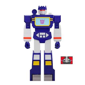 Super7 Transformers Deluxe Soundwave (VHS) - 7" Transformers Action Figure with Accessories Classic ...