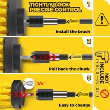 Holikme 23-Pack Drill Brush Set for Efficient Cleaning