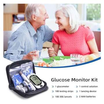 Metene TD-4116 Blood Glucose Monitor Kit for Easy Testing
