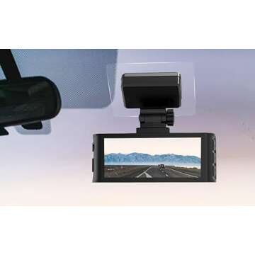 REDTIGER Adhesive and Electrostatic Stickers for Dash Cam Mounting, Strong Bond to Car Windshield, No Residue,Double-Sided Adhesive Pad