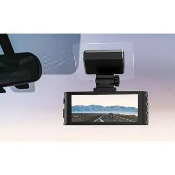 REDTIGER Adhesive and Electrostatic Stickers for Dash Cam Mounting, Strong Bond to Car Windshield, No Residue,Double-Sided Adhesive Pad