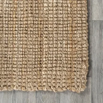 nuLOOM Ashli Jute Area Rug 10x13 Natural Eco-Friendly