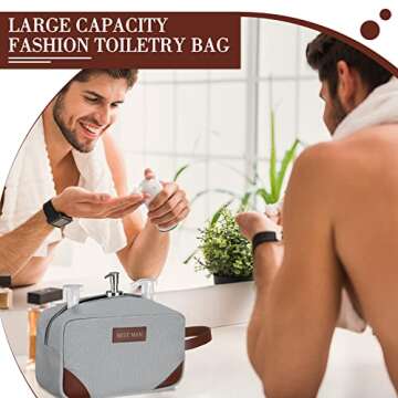 Eccliy Groomsmen Toiletry Bags | Stylish and Waterproof