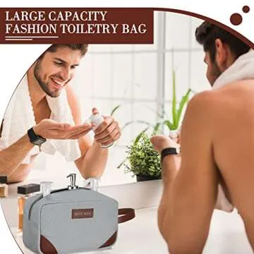 Eccliy Groomsmen Toiletry Bags | Stylish and Waterproof