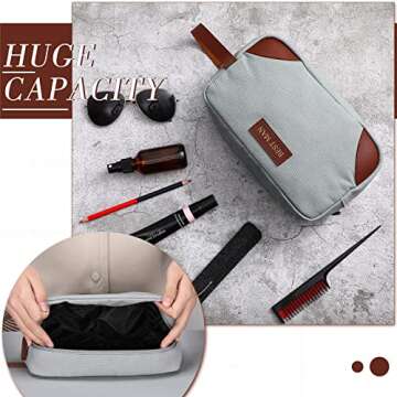 Eccliy Groomsmen Toiletry Bags | Stylish and Waterproof