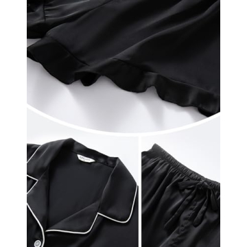 Luxury SAPJON Women Silk Pajama 4Pc Set for Relaxation