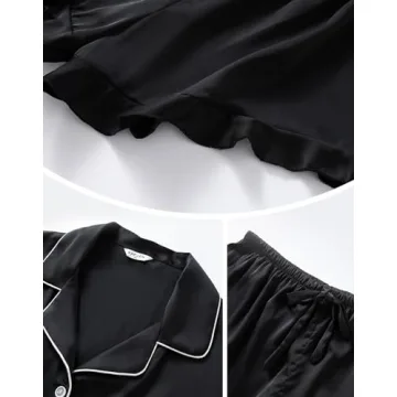 Luxury SAPJON Women Silk Pajama 4Pc Set for Relaxation